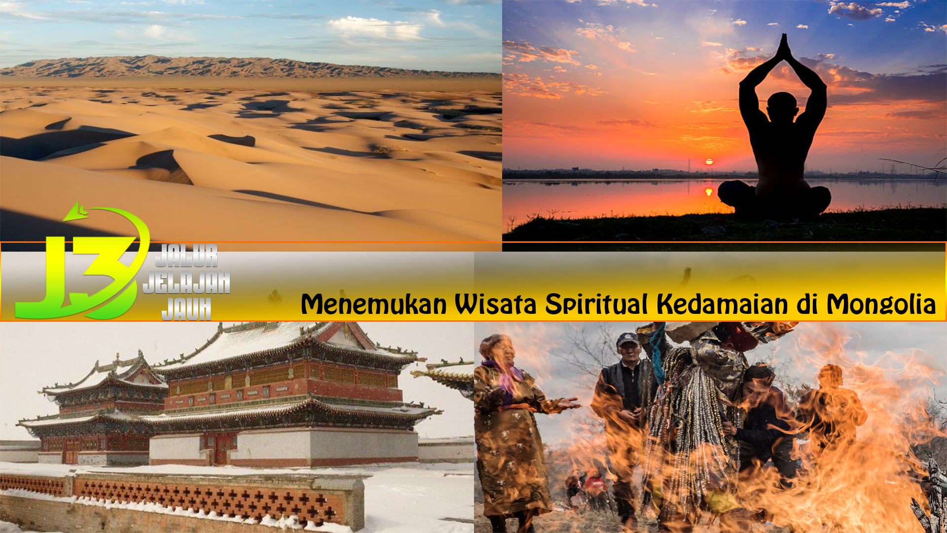 Menemukan Wisata Spiritual Kedamaian di Mongolia