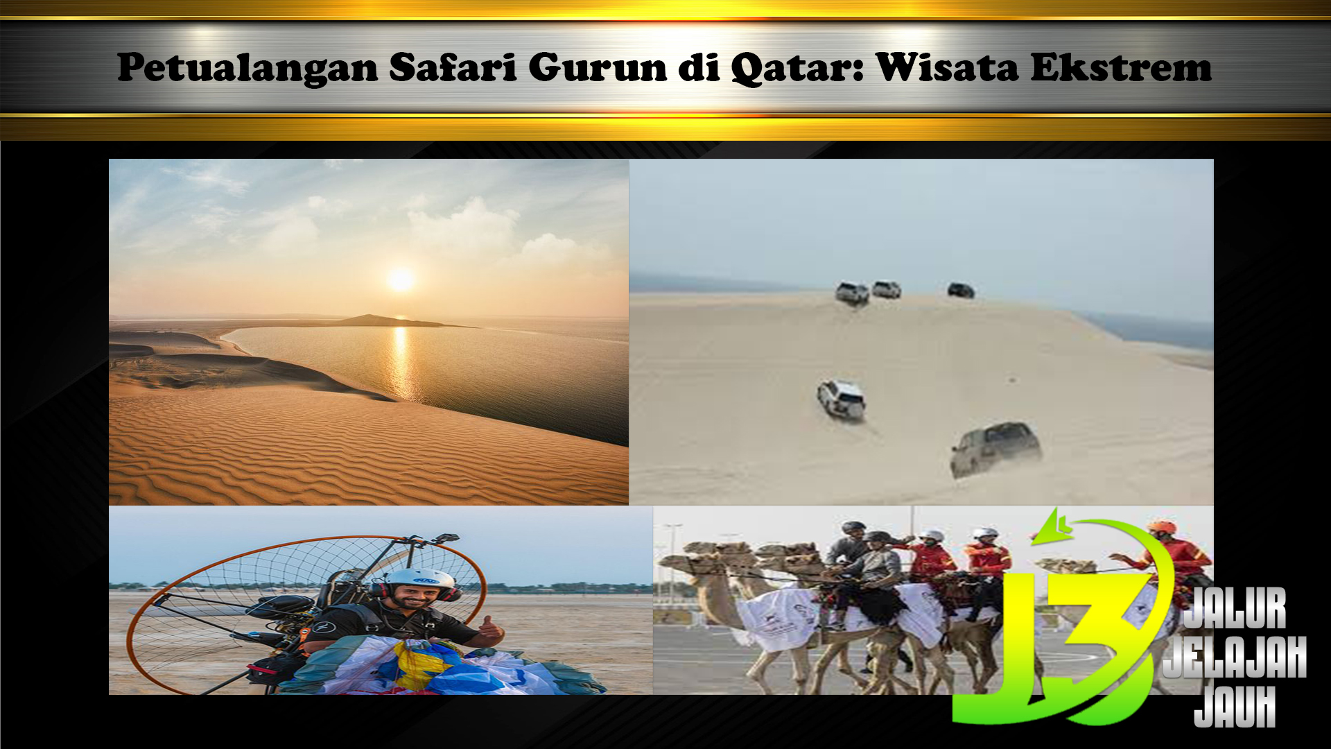 Petualangan Safari Gurun di Qatar: Wisata Ekstrem