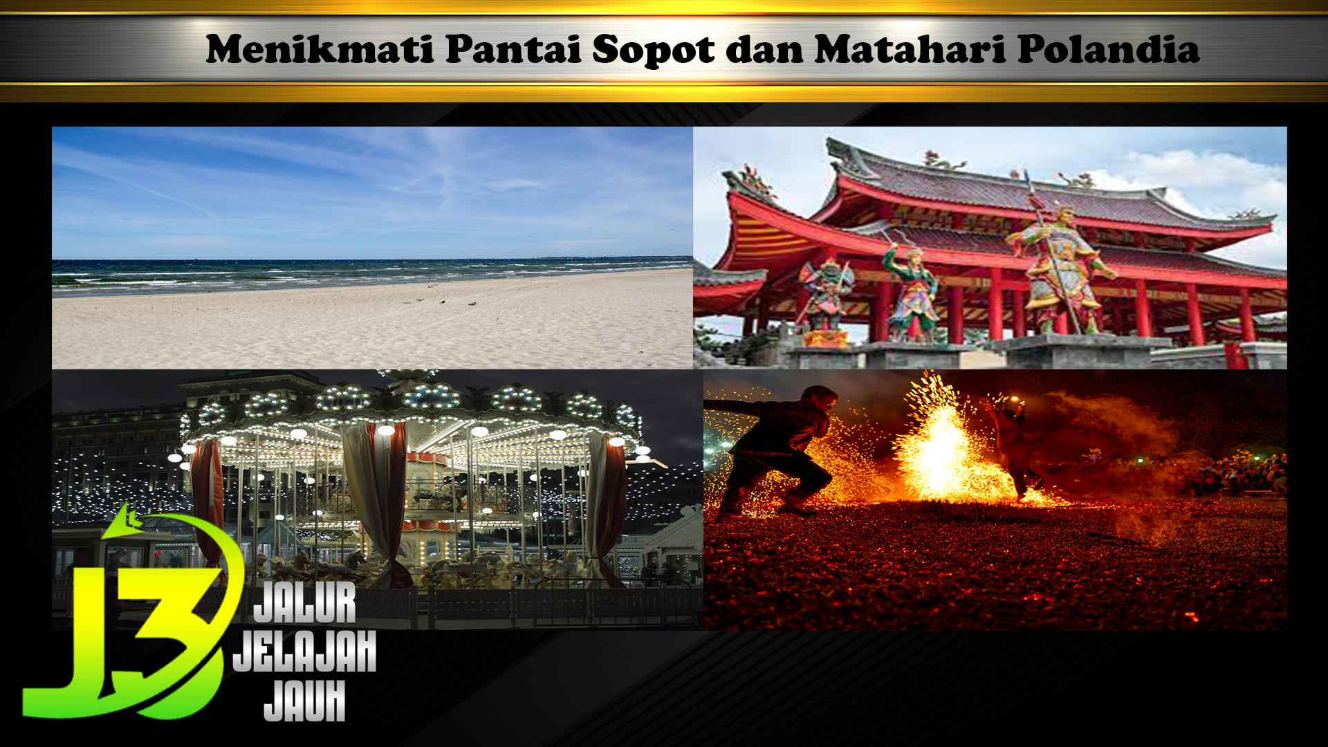 Menikmati Pantai Sopot dan Matahari Polandia