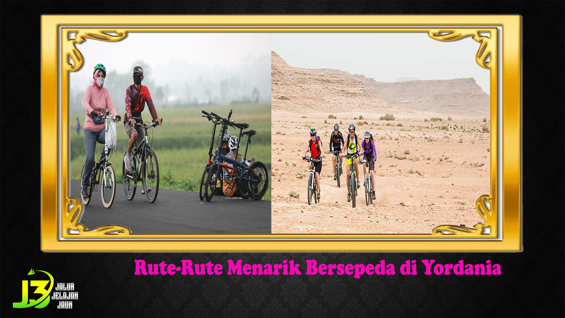 Rute-Rute Menarik Bersepeda di Yordania